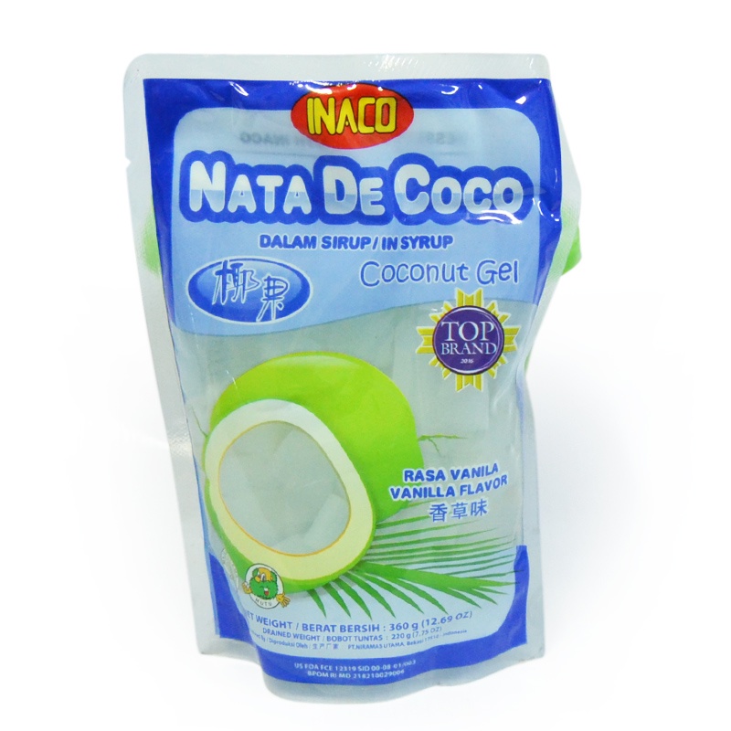 

Inaco Nata De Coco Vanila 360Gr