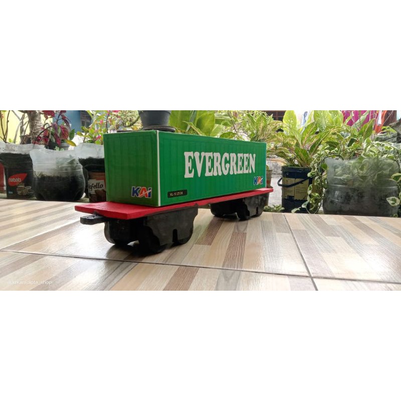 Gerbong Kereta Api Kontainer