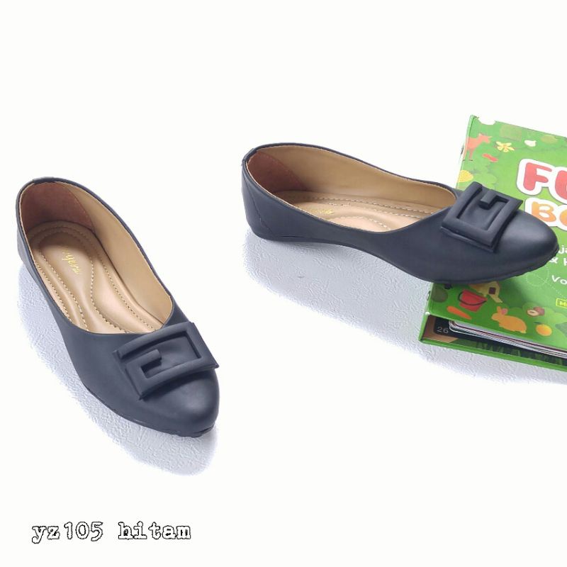 Borneo Sepatu Flat Wanita Flatshoes YZ105 YZ109 YZ21 YZ23 YZ25 (5 Model)