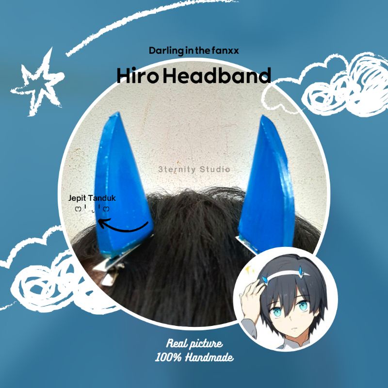 [PRE-ORDER!!] AKSESORIS COSPLAY HIRO DARLING IN THE FRANXX