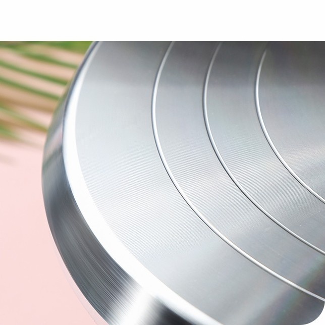 12inch alumunium alloy revolving cake turntable / Lazy susan / meja putar 30cm