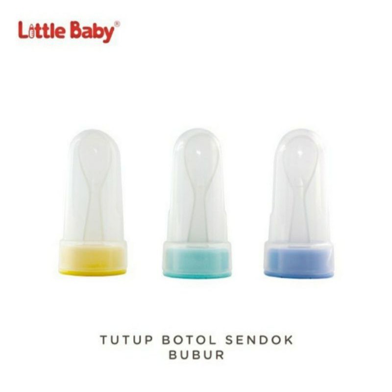 Little Baby Screw Cap Nipple Cover &amp; Spoon Tutup Botol Sendok