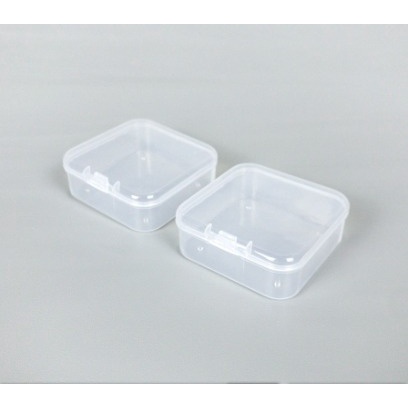 Kotak penyimpanan storage box bahan Plastik tebal kuat kokoh / Tempat / Plastic Box (pp) SE 5.5 x 5.5 x 2 cm