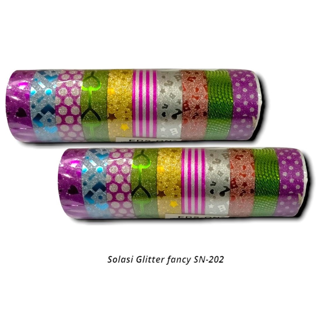 

SOLASI GLITER HIAS SOLATIP 12MM X 10 Y ISOLASI WARNA