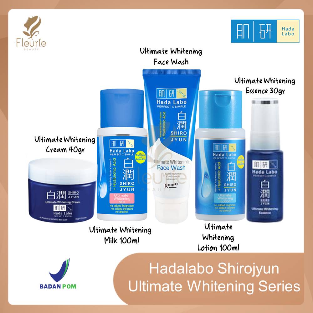 Hadalabo Shirojyun Ultimate Whitening Series - Face Wash / Cream / Lotion / Essence