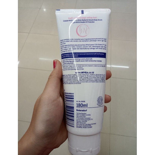 NIVEA BODY SERUM RADIANT &amp; SMOOTH 180 ML ORIGINAL