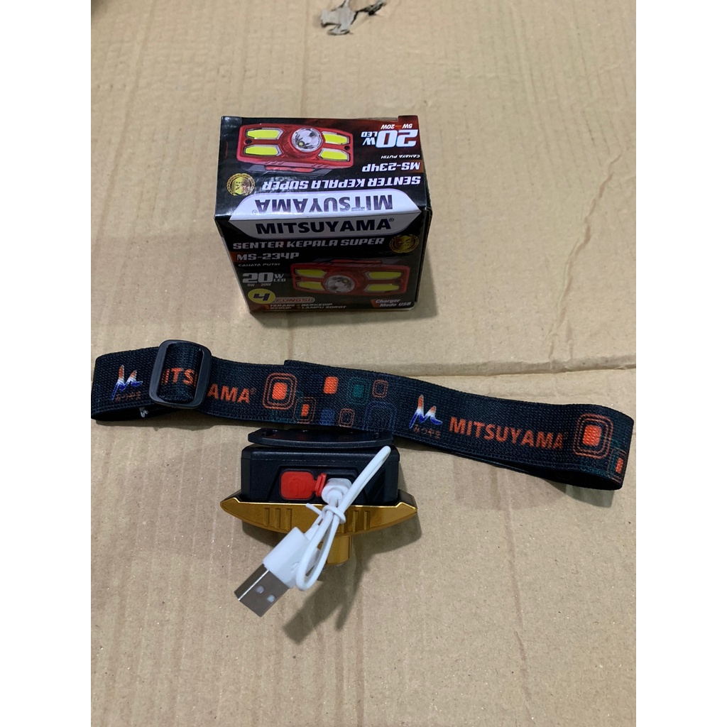 Senter Kepala 20 Watt 5 Led Mitsuyama Ms-234p