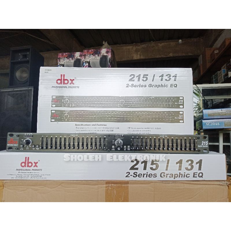 Equalizer DBX215 Eq DBX 215
