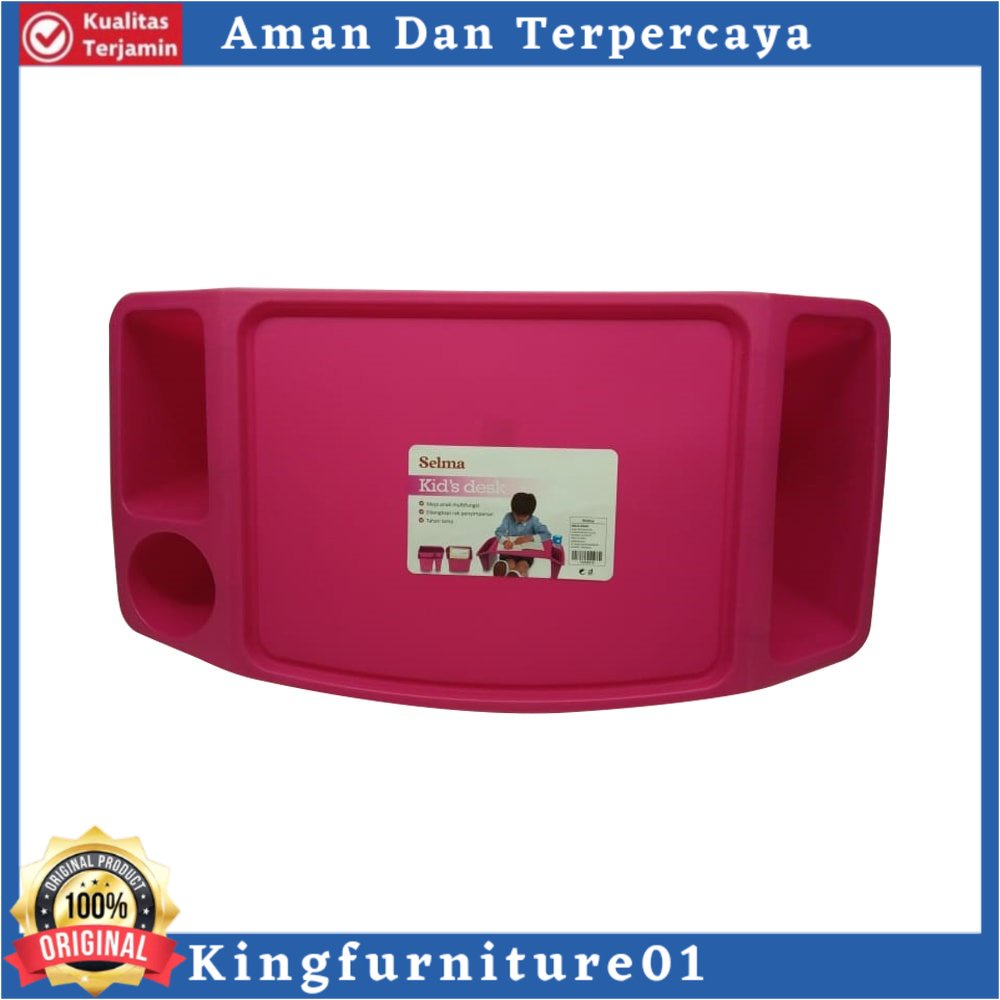 Selma Harli Meja Belajar Anak - Pink