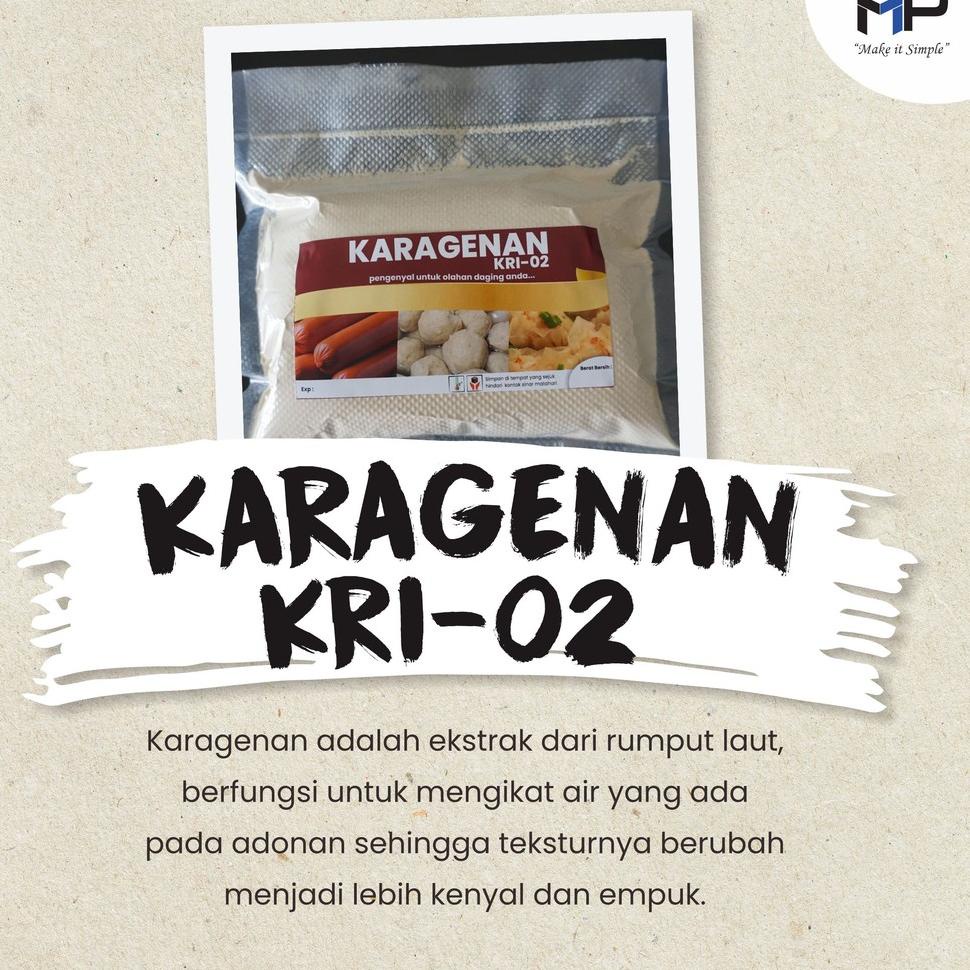 

Best Terlaris.. Carrageenan Karagenan KRI 02 Tepung pengenyal bakso/pentol/sosis/nugget/pempek/otakotak (200g) IPL