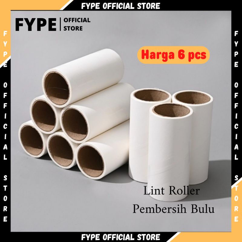 Refill Lint Roller Isi Ulang Roll Pembersih Bulu Anjing Kucing dan Pakaian