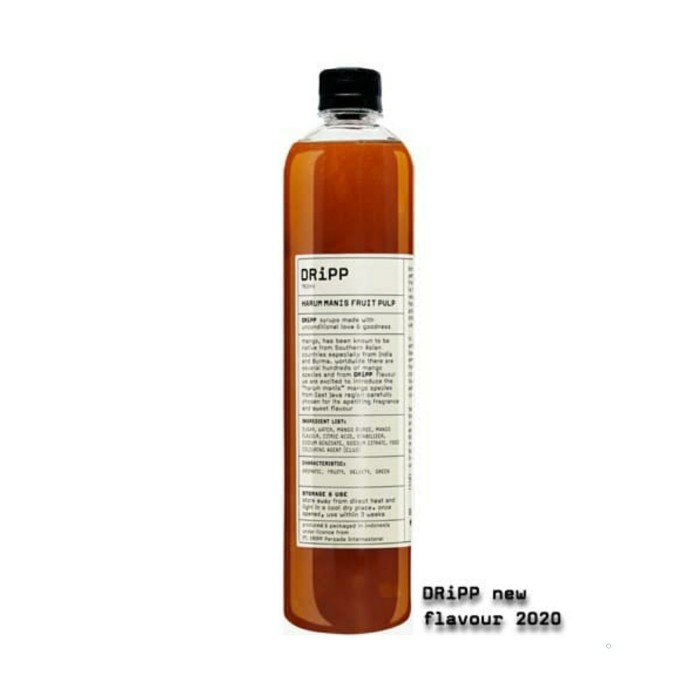 

DRIPP HARUM MANIS (MANGO) PULP - SIRUP BUBUR MANGGA HARUM MANIS 760 ML