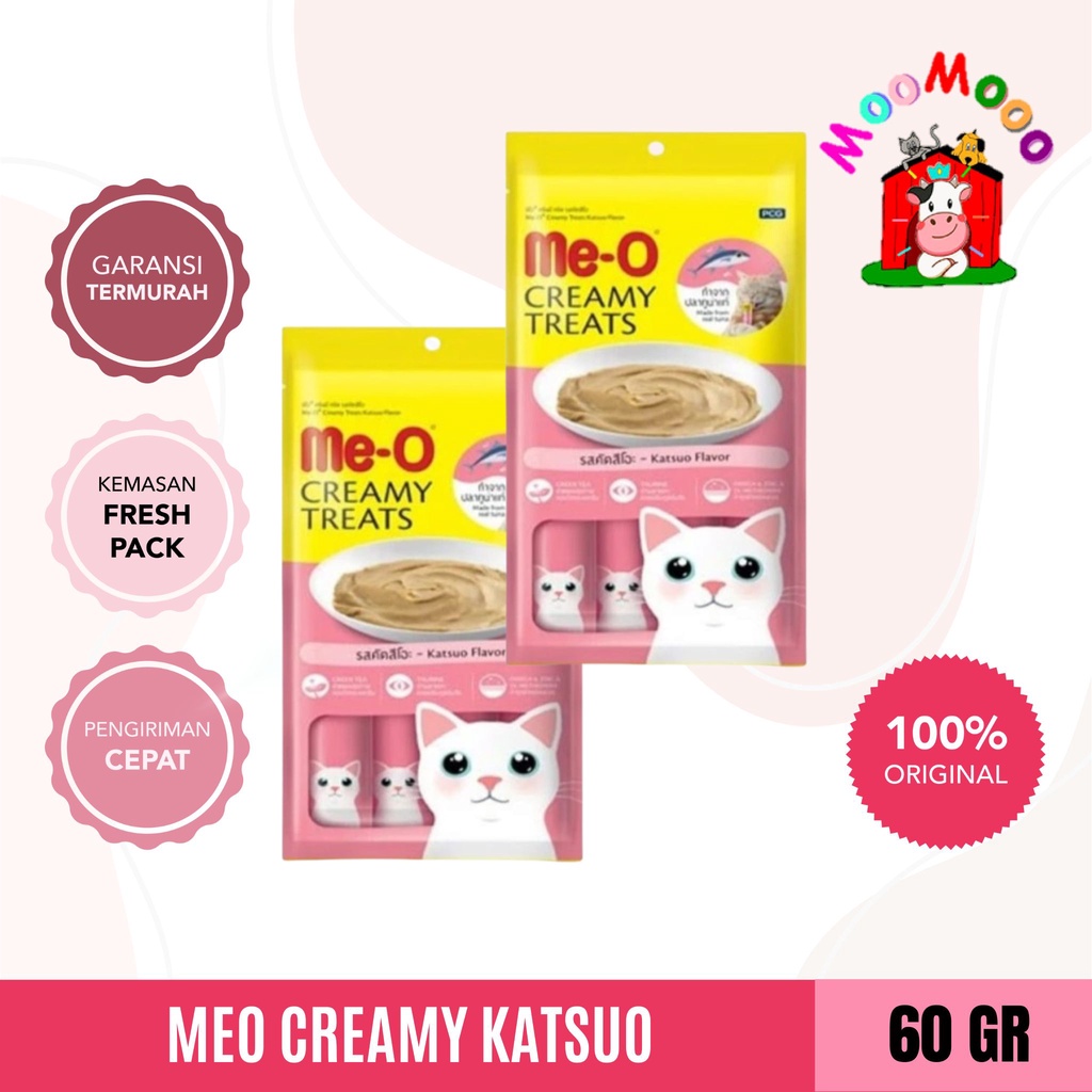 Katsuo - Meo Creamy Treats Liquid Snack Meo Kucing