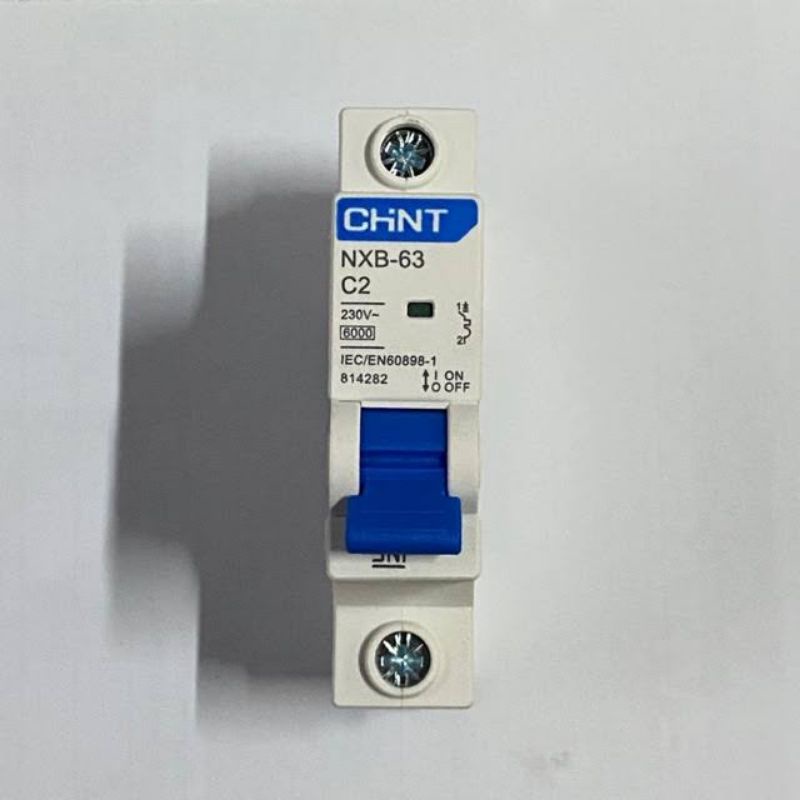 MCB Chint 2A 4A 50A 63A 1Phase 6kA NXB-63