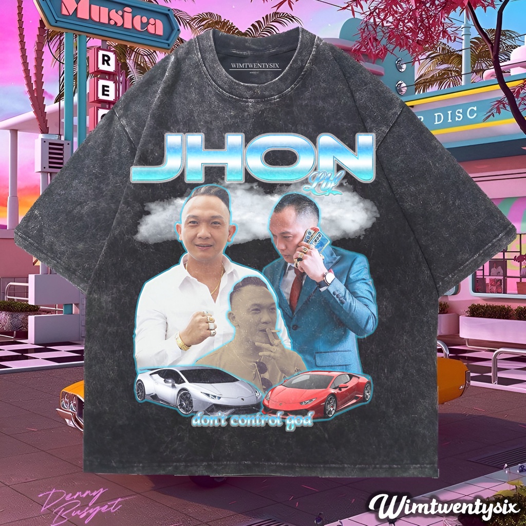Wimtwentysix “Kaos oversize jhon lbf” kaos oversized washing | vintage tee