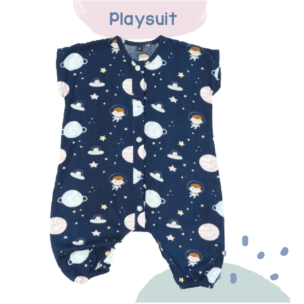 Hampers Bayi On The Go Blanket Custom Nama Dan 3 Playsuit Baby Boy Kukopilokids