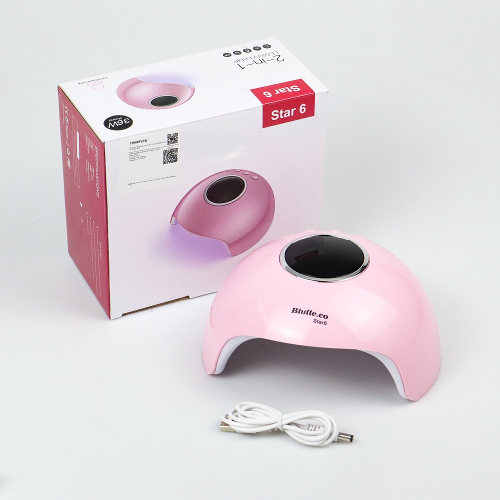 Pengering Kutek Kuku UV LED Nail Dryer 24 W - Star6 - 7RHR0VPN Pink