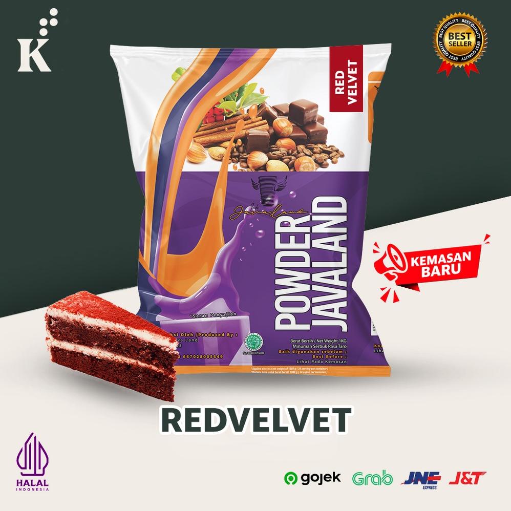 

Fresh Bubuk Minuman Bubble Powder Drink Red Velvet ORIGINAL Javaland 1kg .,.,.,.,