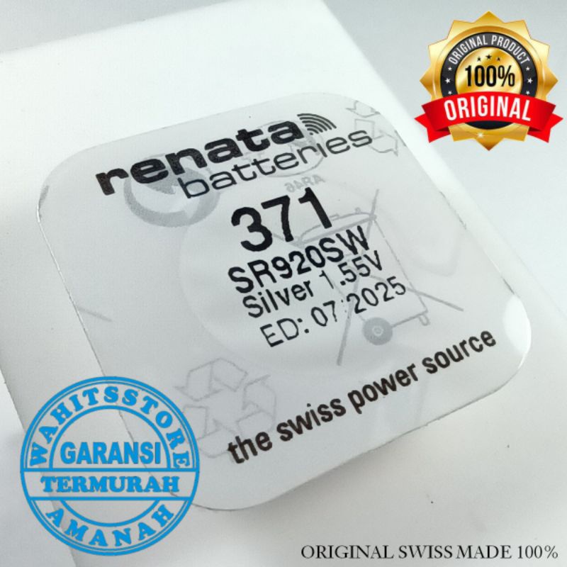 Baterai Jam Tangan CASIO AW-90 Aw90h ASLI RENATA ORIGINAL 100%