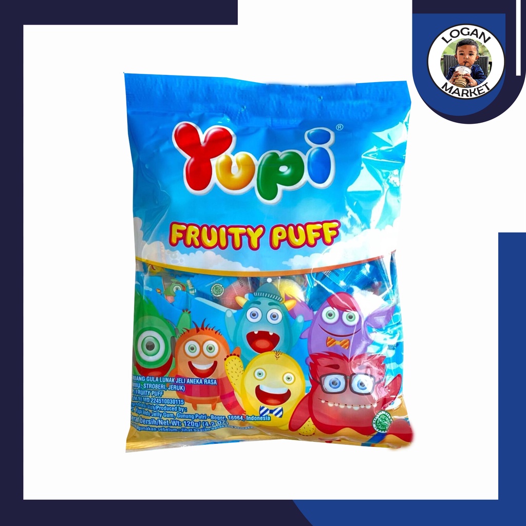 

Permen Yupi Fruity Puff 120gr 120 gr 120 gram