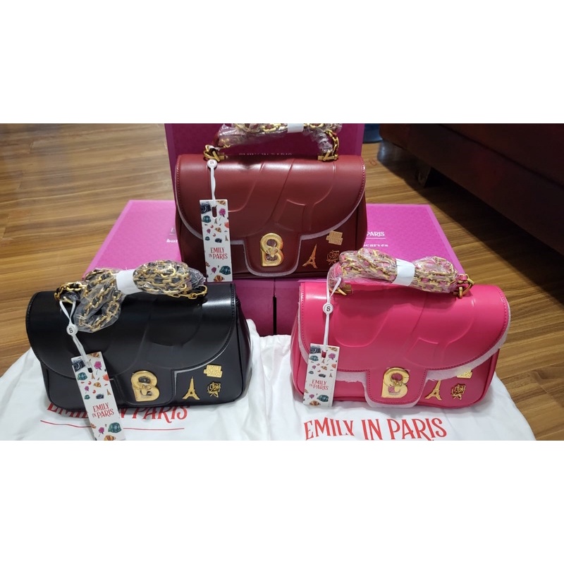 Alma Flap Bag Emily in Paris X Buttonscarves