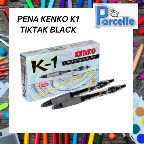 

KENKO K-1 0.5mm Black Retractable Gel Pen 1 PCS