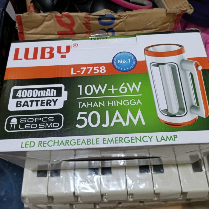 Lampu Luby L7766 Lampu Darurat - Emergency Led Light 7766