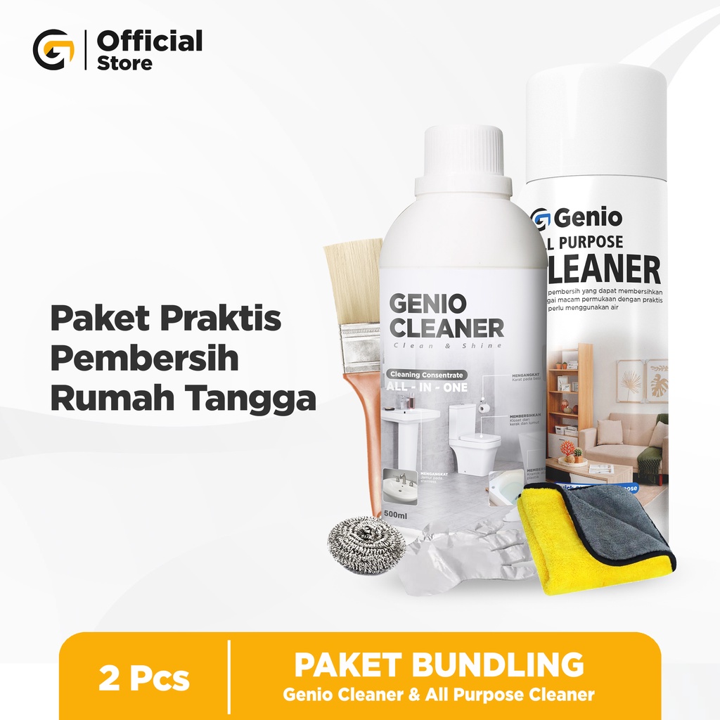 Jual Paket Bundling Genio Cleaner Genio All Purpose Cleaner Pembersih Serbaguna Rumah Tangga