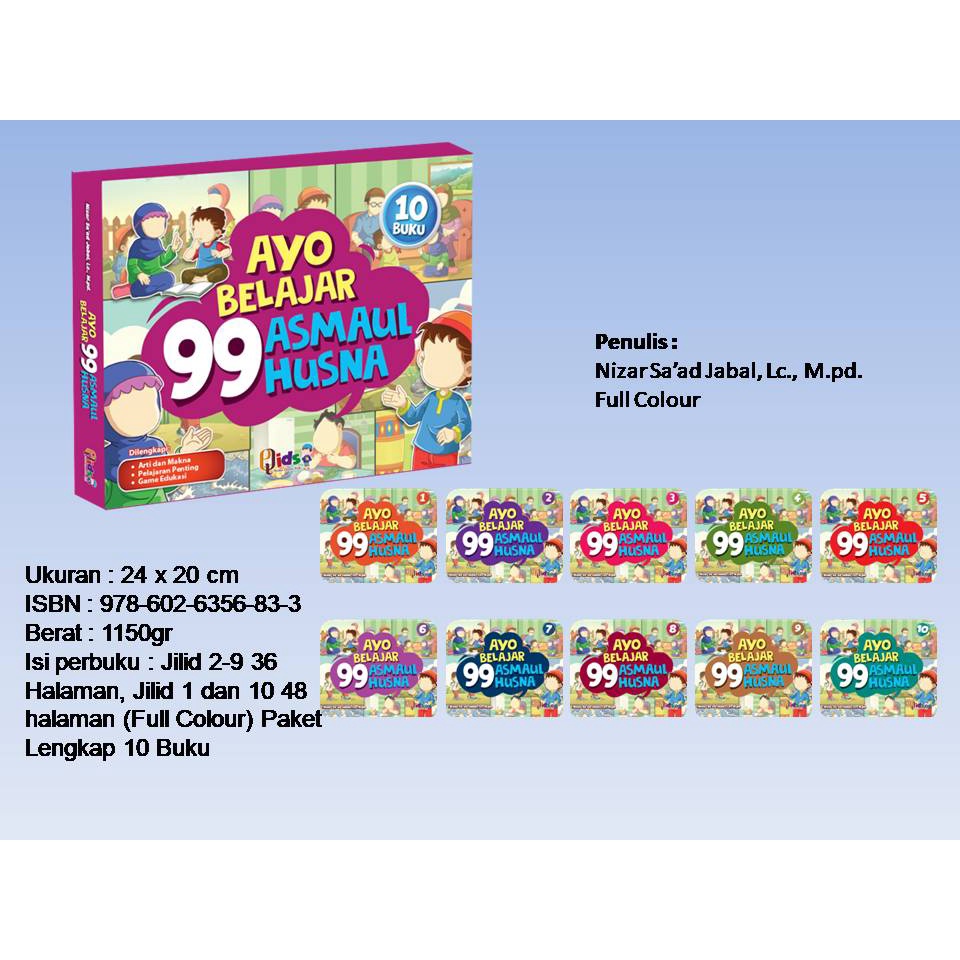 

Buku Anak-Ayo Belajar 99 Asmaul Husna