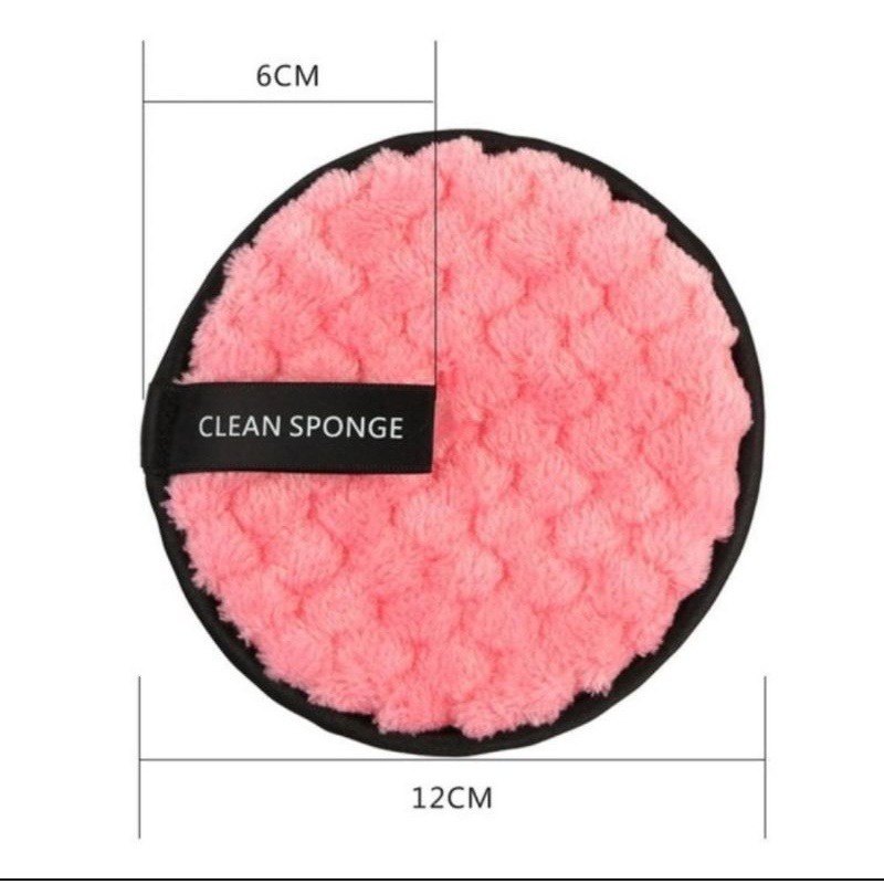 CC (ACC72) Makeup Clean Removal  Sponge Puff Face Cleansing Puff Pembersih Makeup