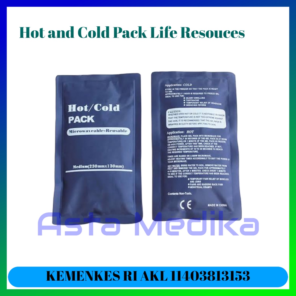 Hot And Cold Pack Gel - Alat Kompres Panas Dan Dingin Resources - Bantal Kompres Panas Dingin