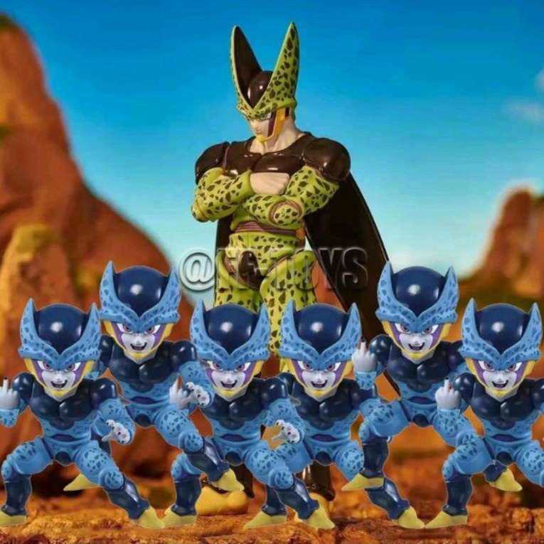 Action Figure Dragon Ball Z Masterlise Perfect Cell & Cell Jr