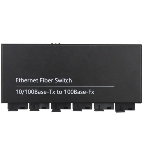 Fiber optic to rj45 media converter Netlink 2 Lan 4 fo 10/100Mbps ethernet optical sc switch zcf-142f