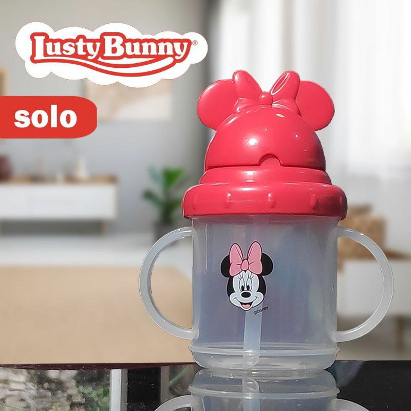 Cup Handle Disney Minnie Sedotan Lipat DMM3014 Lusty Bunny - Merah