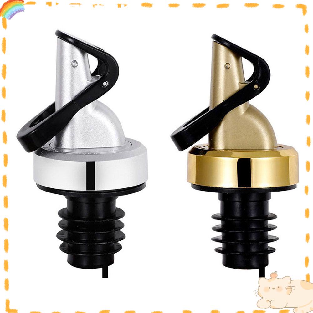 Solighter Stopper Botol Minyak Karet Nozzle Bar Tools Penuang Anggur Flip Otomatis