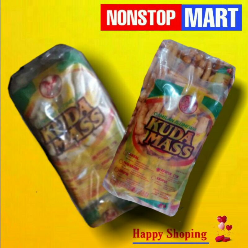 

KUDA MASS snack cemilan kerupuk 1 pack isi 10 bungkus