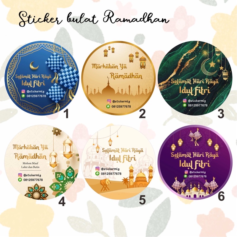 

STICKER UCAPAN IDUL FITRI RAMADHAN LEBARAN EID 038