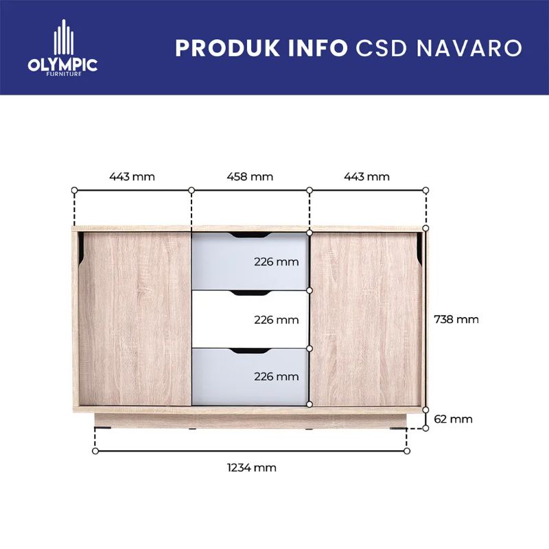 lemari laci tv olympic csd navaro/lemari rak serbaguna/OLYMPIC CSD NAVARO MINIMALIS(Khusus batam saj