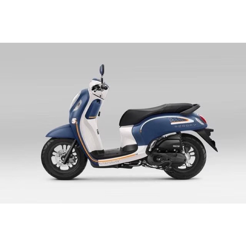 STIKER STRIPING MOTOR SCOOPY 2023 BIRU DOF FASHION BLUE