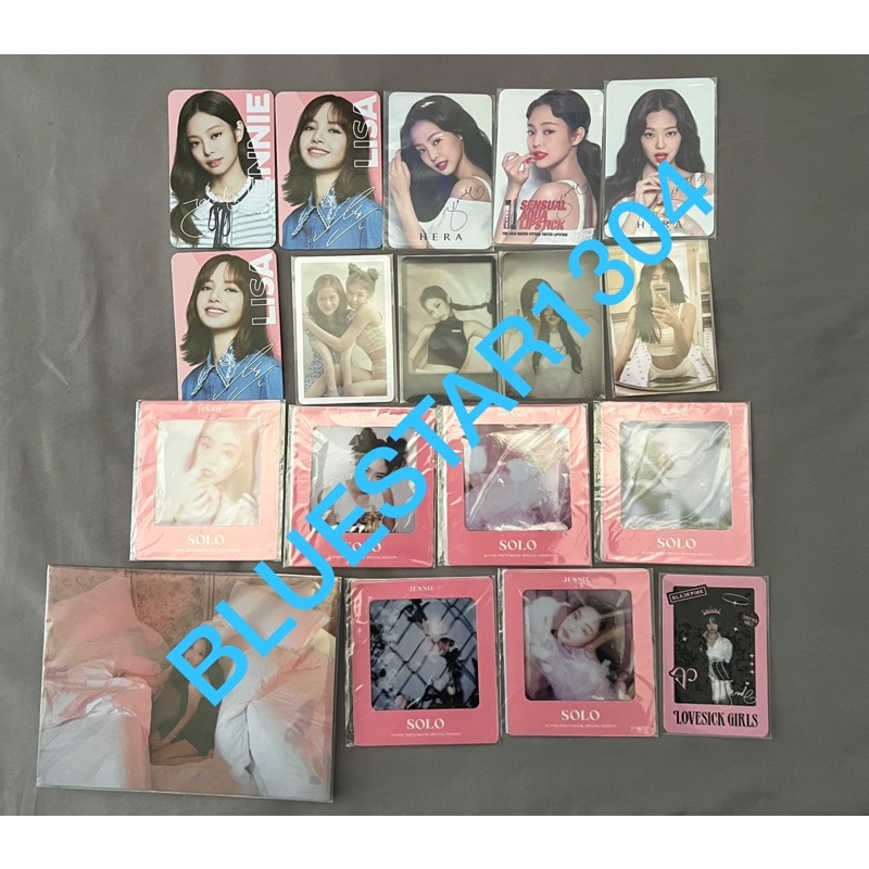[TAKE ALL] Photocard Jennie Blackpink LTD Concert 2018 WC20 Album Kill This Love KTL Playing Card So
