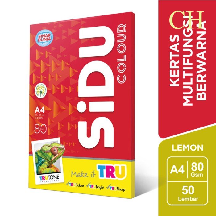 

Kertas Fotocopy Berwarna Lemon 80 GSM A4 berkualitas