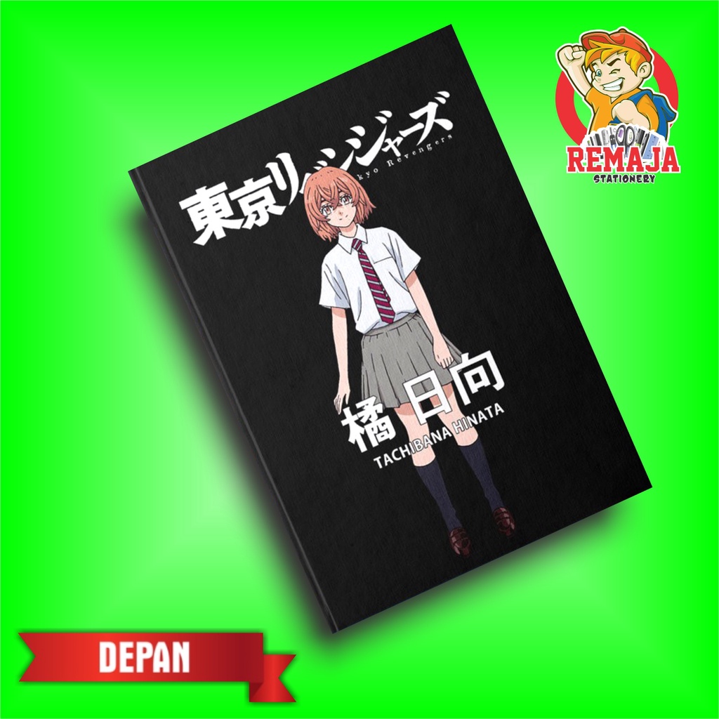 

Notebook / Pocket Book HARDCOVER Anime Tokyo Revengers HINATA Ukuran A5 & A6 / Notes Book