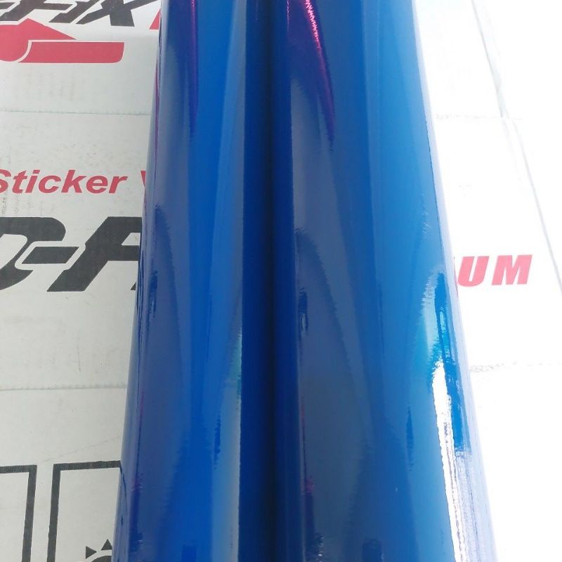 skotlet biru dongker gloss per meter