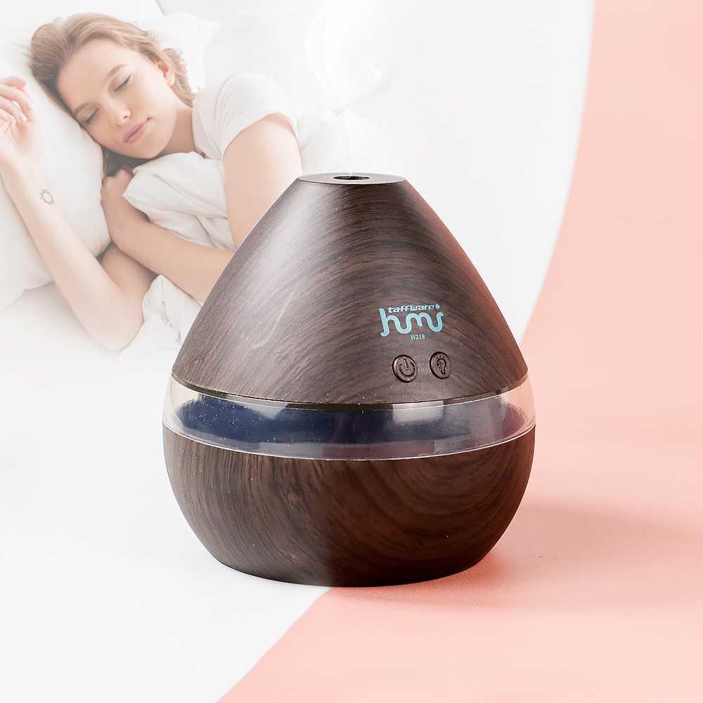 Taffware Air Humidifier Aromatherapy Oil Diffuser Wood 300ml - Humi H218