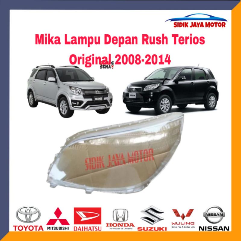 Mika Kaca Lampu Depan Terios Rush mika Headlamp Lampu depan Rush dan Terios  Gen 1 Original 2007 200