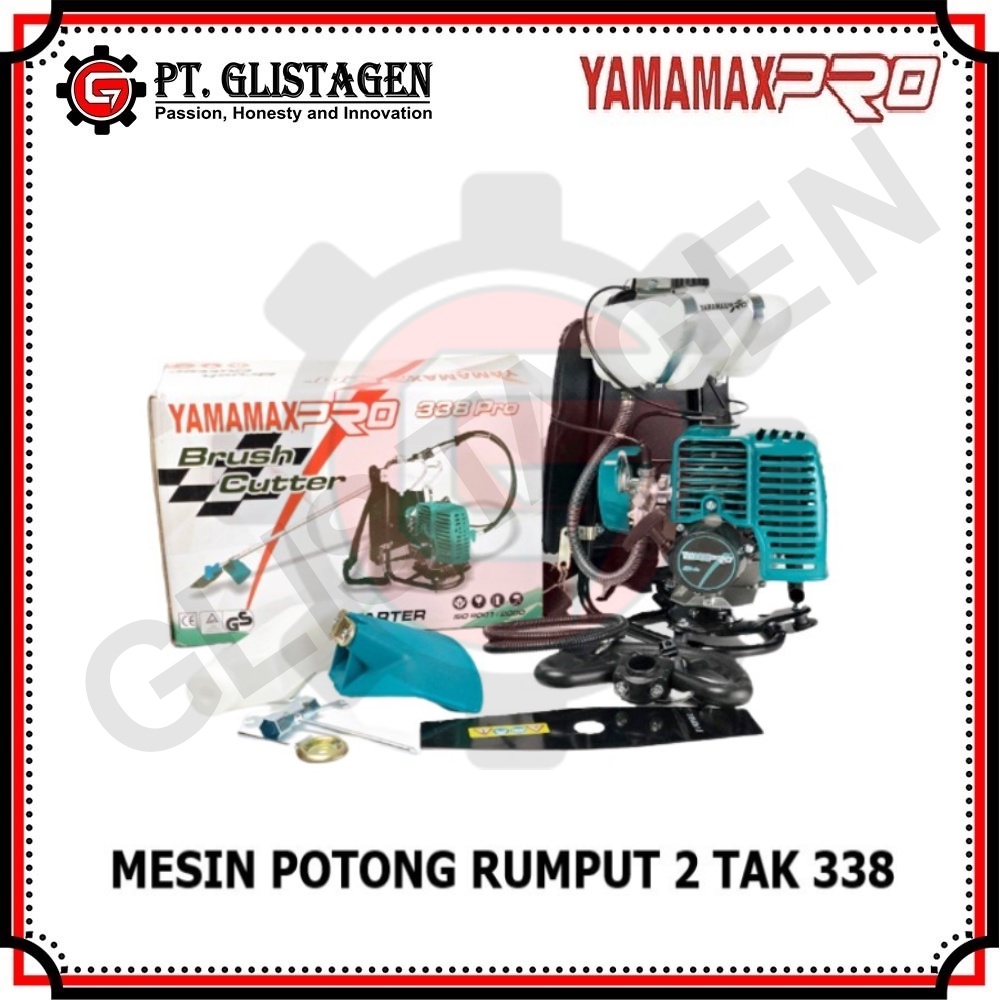 Mesin Potong Rumput Gendong Brusch Cutter 2 Tak Yamamax Pro 338