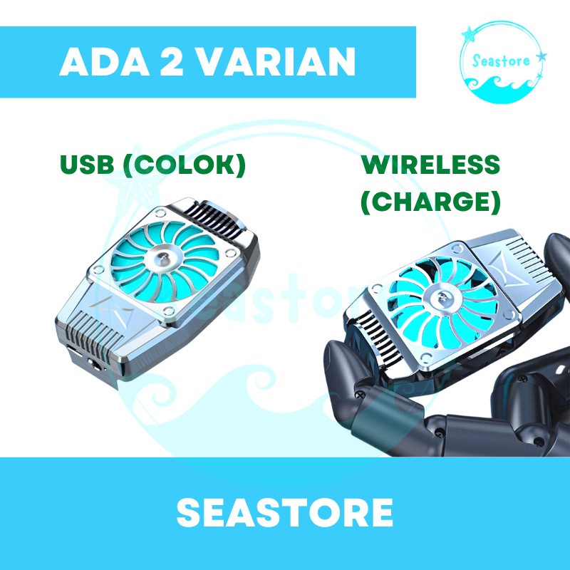 FanCooler Radiator Cooling Pad Kipas Pendingin Handphone Hp Gaming Coolingfan Cooler For Mobile Phone Fan Holder Heat Sink Universal Hp FanCooling