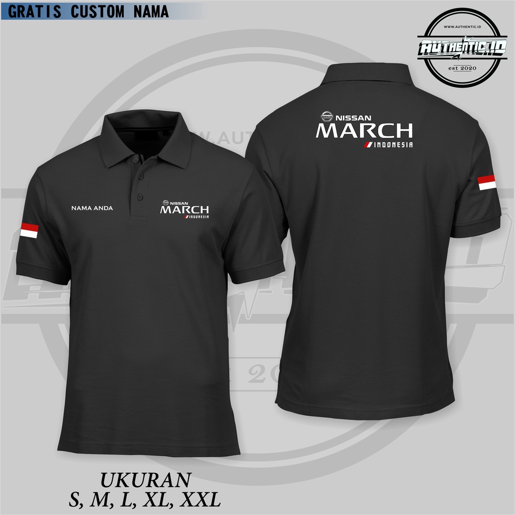 KAOS POLO NISSAN MARCH PREMIUM QUALITY