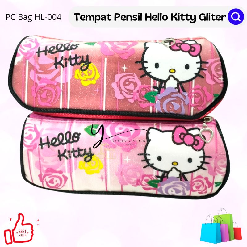 

Tempat Pensil Gliter Hello Kitty / Pc Bag HL-004-Pcs