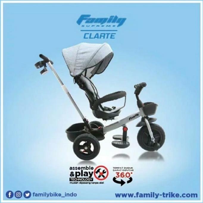 Stroller Sepeda Anak Roda Tiga Family F-960 F960 F 960 Clarte